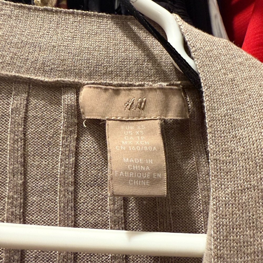 Women's Tan Ribbed Sweater Set - Picture 2 of 2